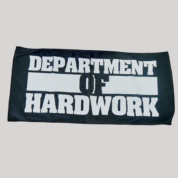 Department of Hardwork Sweat Towel